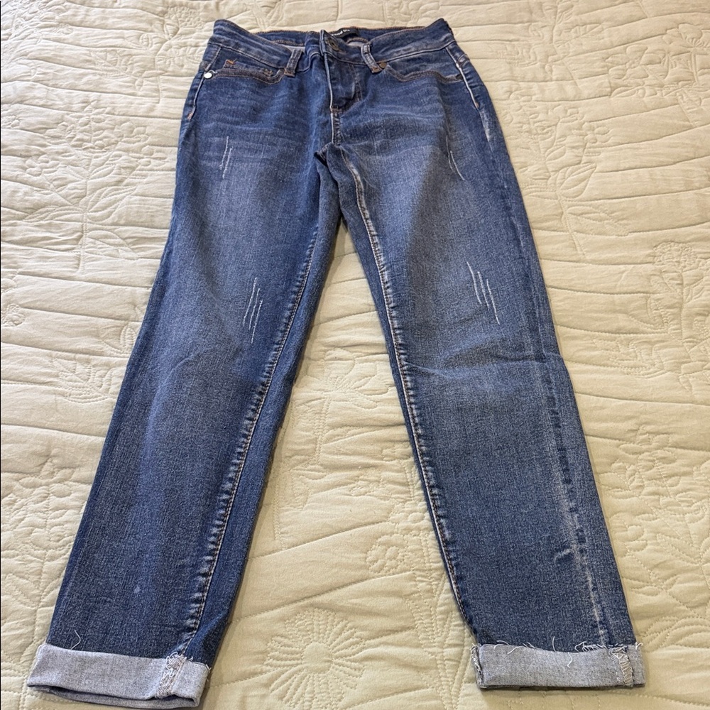 Stylish Blue Boyfriend Jeans